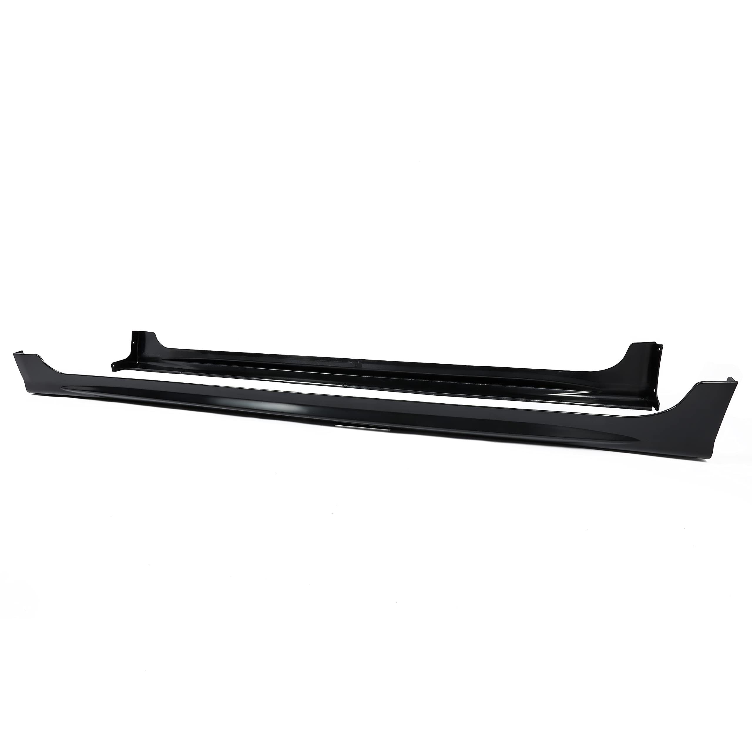 HECASA Side Skirts for 2012-2015 Honda Civic 4-Door Sedan - Black Spoiler Extension Splitter Panel Pair - Enhance Style & Aerodynamics for Street & Show Cars