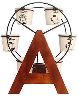 Mini Solid Wood Succulent Flower Stand - Desktop Bumblebee Planter Shelf for Small Plants, Windowsill Decor, Comic Book Display - Perfect for Home, Office, and Gift Scenes