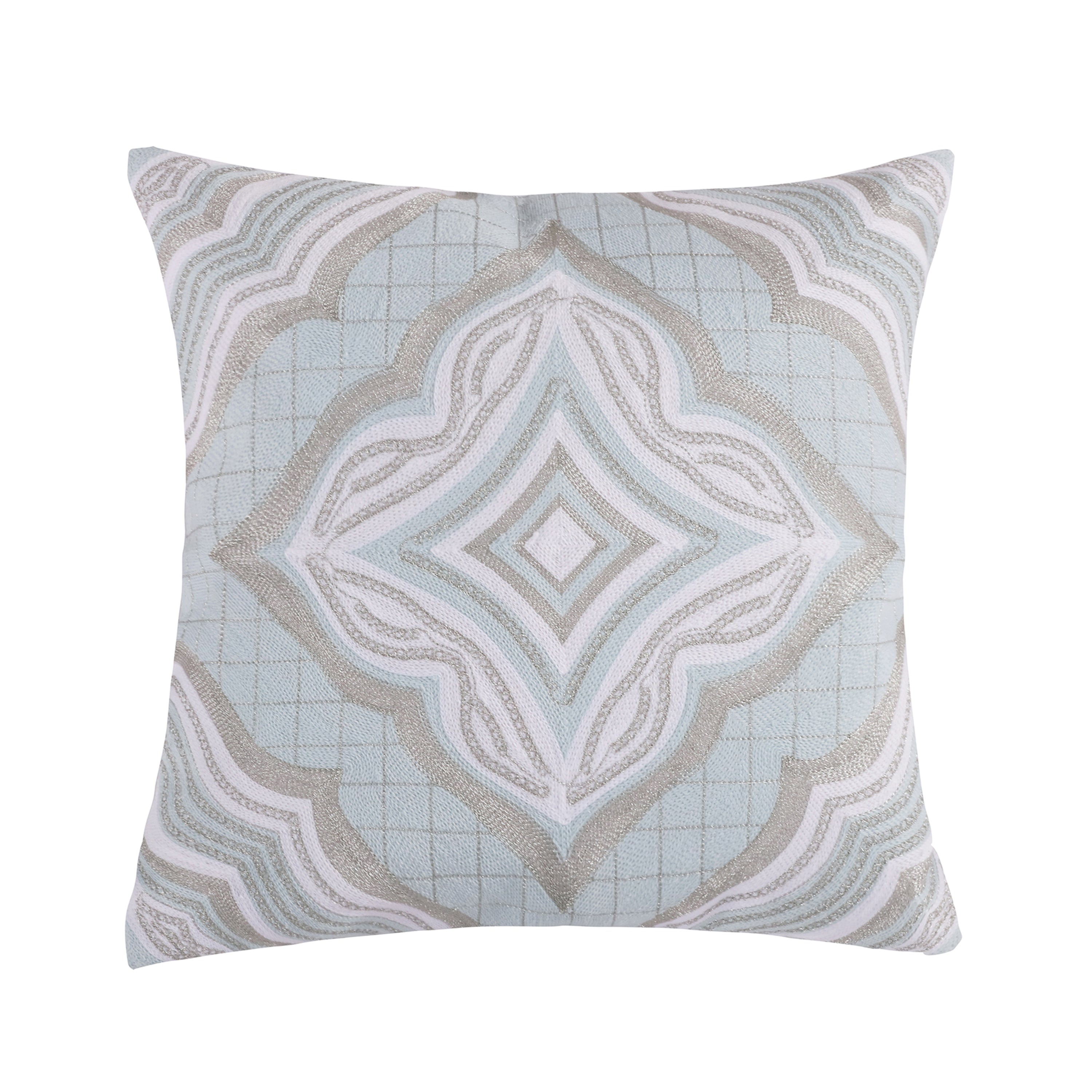 Darcy Medallion Tile Pillow - Elegant Decorative Throw Pillow for Sofa, Bed & Home Decor | Perfect for Living Room, Bedroom & Boho Style Interior Design