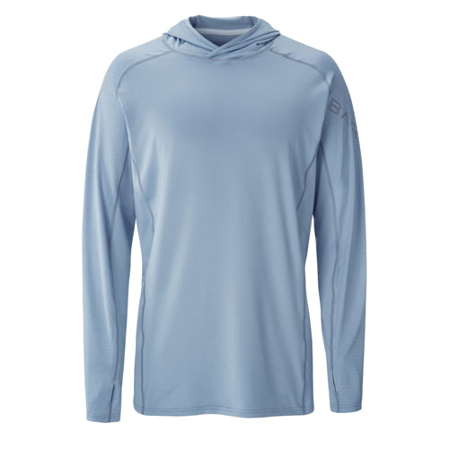 Bare Eclips Men's UPF 50+ Hooded Rash Guard Shirt - Sun Protection Swim Shirt for Surfing, Swimming & Outdoor Water Sports