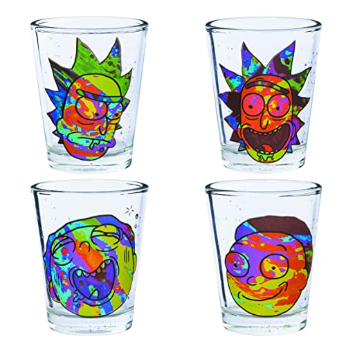 Rick and Morty Abstract Faces