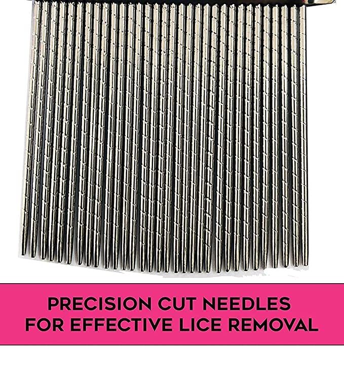 Futurekart Stainless Steel Lice Comb for Head Lice & Nits Removal - Professional Lice Treatment Kit for Kids & Adults - Perfect for Home, School & Travel Use