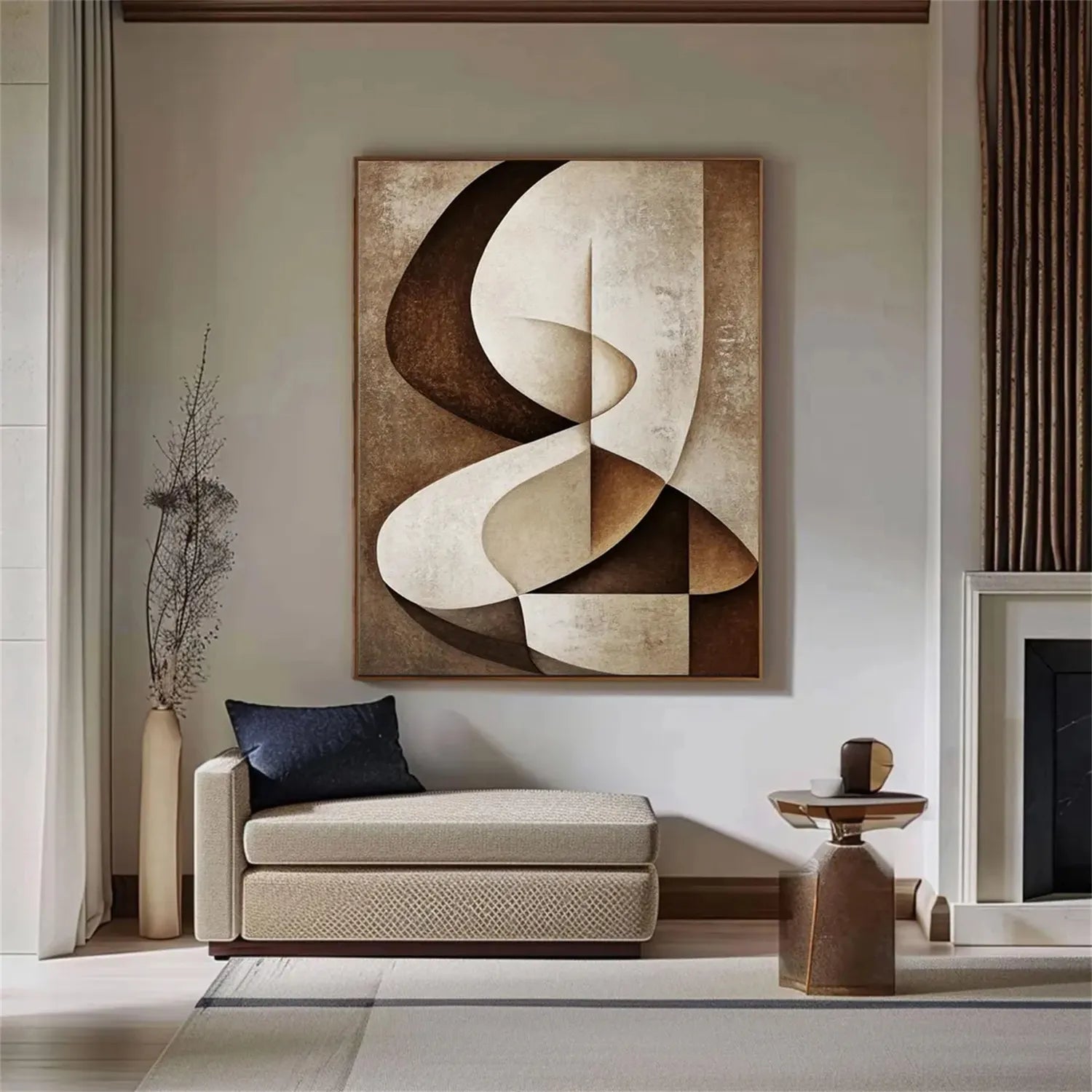 Abstract Tranquility Art Painting #WS198 - Modern Wall Decor for Living Room, Bedroom & Office - Calming Abstract Artwork for Home & Workspace