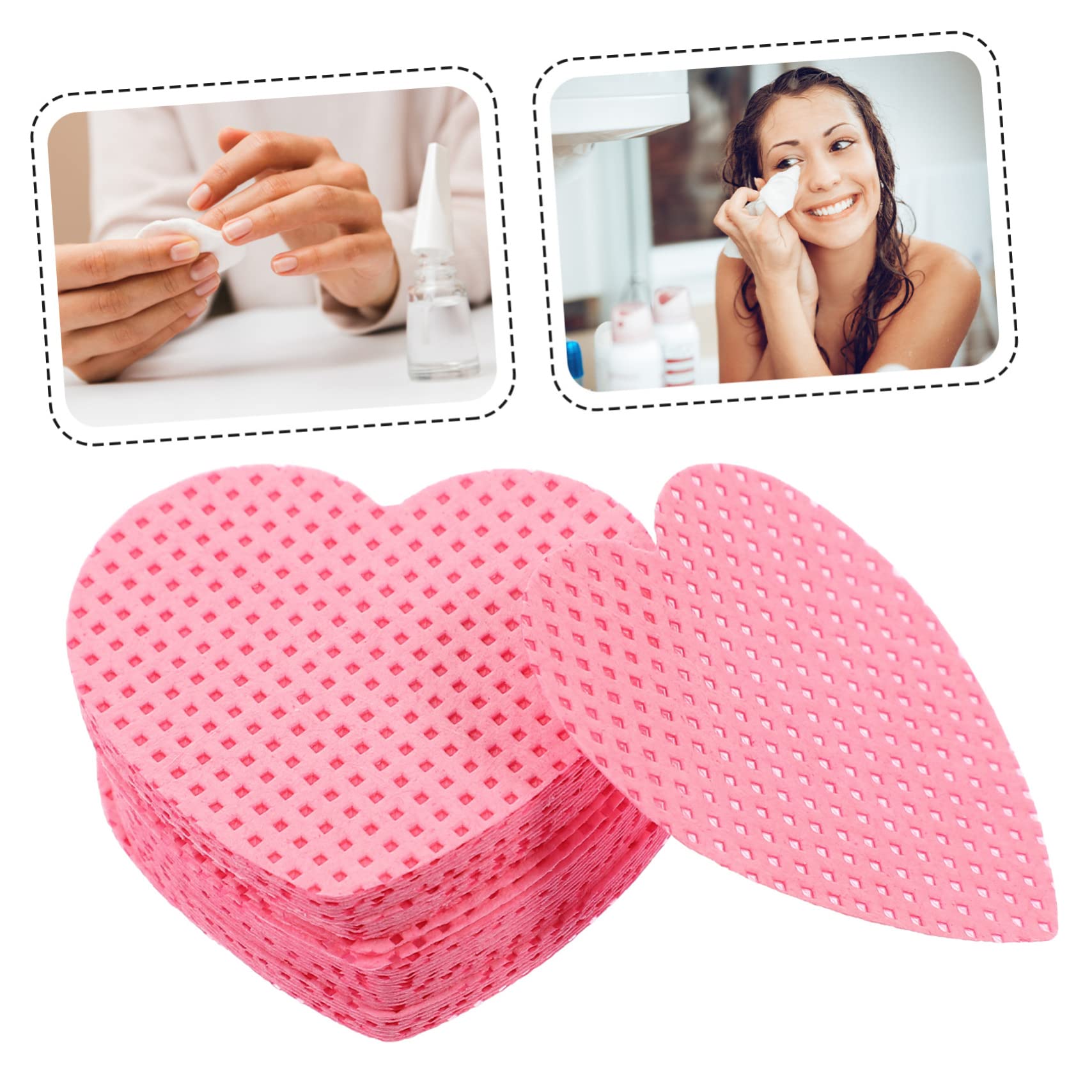 Minkissy Nail Polish Remover Wipes - 200 Sheets, Lint-Free, Compact & Portable for Home, Travel & On-The-Go Manicures | Gentle Makeup Remover for Nails & Cuticles