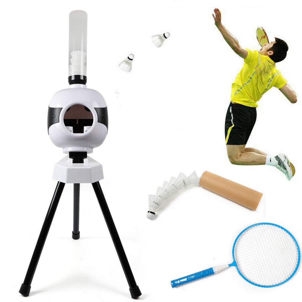 Automatic Badminton Ball Machine for Kids & Adults - Portable Badminton Training Equipment with Adjustable Speed | Perfect for Backyard Practice, Gym Training & School PE Classes
