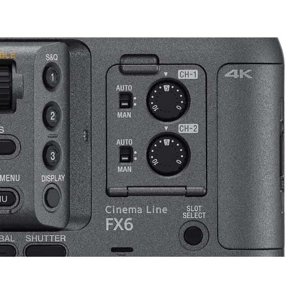 Sony Cinema Line FX6 Full Frame Camera with Lens - Professional 4K Video Recording for Filmmaking, Vlogging, and Live Streaming