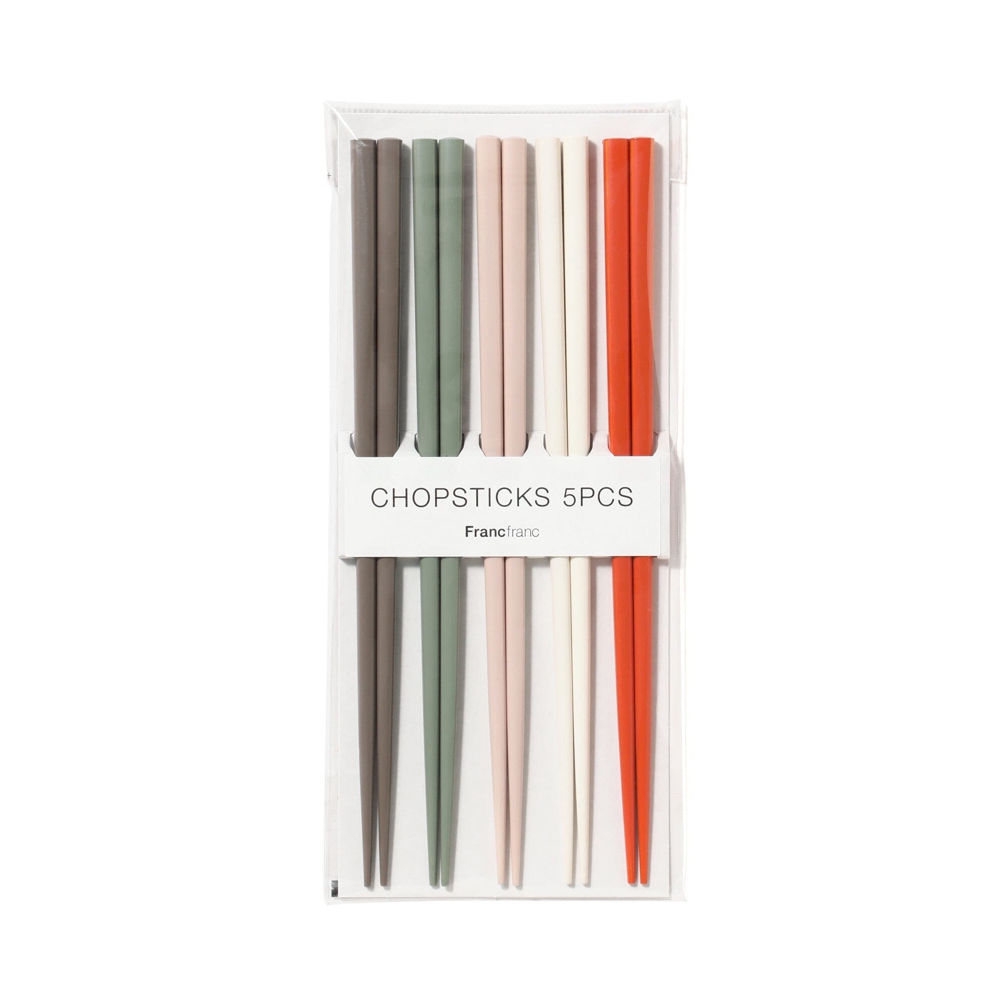 Premium Natural Wood Chopsticks Set of 5 - Traditional Asian Dining Utensils for Sushi, Noodles & Home Cooking