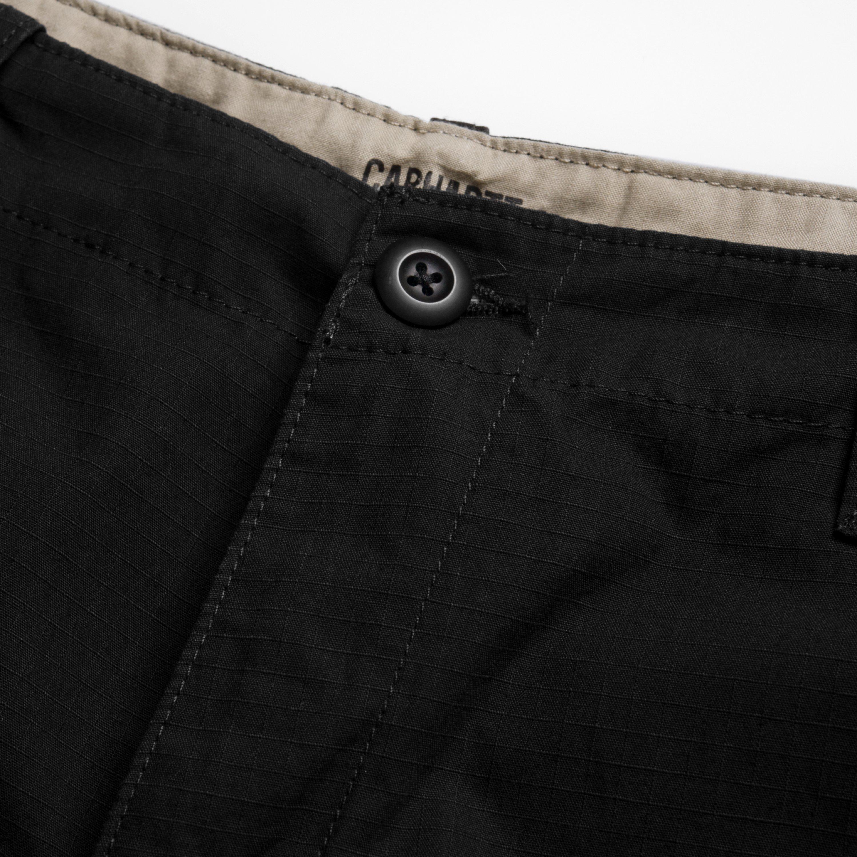 Men's Black Aviation Cargo Shorts - Durable & Comfortable Military Style Shorts for Outdoor, Work & Casual Wear