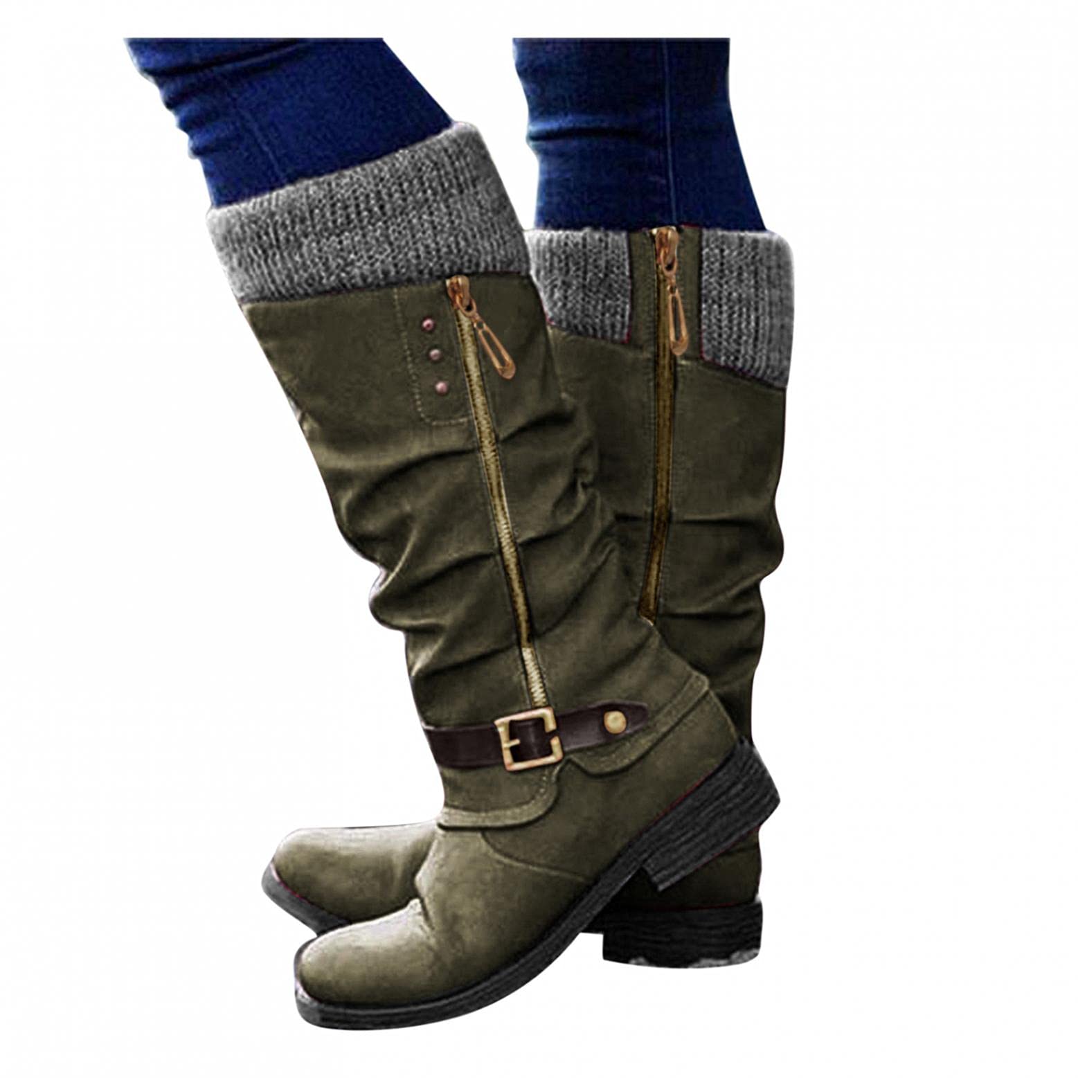 Women's Waterproof Winter Boots with Faux Fur Lining - Warm Thermal Snow Boots for Outdoor Walking & Hiking - Mid Calf Cold Weather Shoes for Women (Ideal for Snowy Days, Commuting & Winter Adventures)