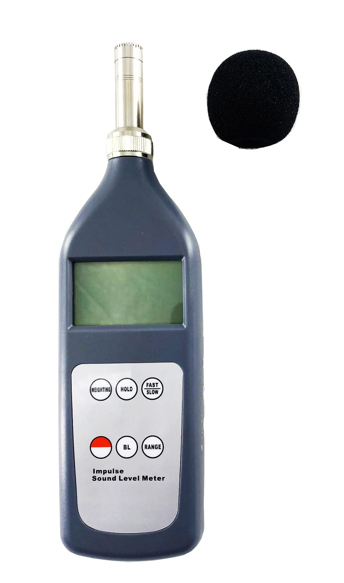 Professional Digital Sound Level Meter - Noise Decibel Tester with Fast/Slow/Impulse Mode, 25-130dB(A) Range for Home, Workplace & Industrial Noise Measurement
