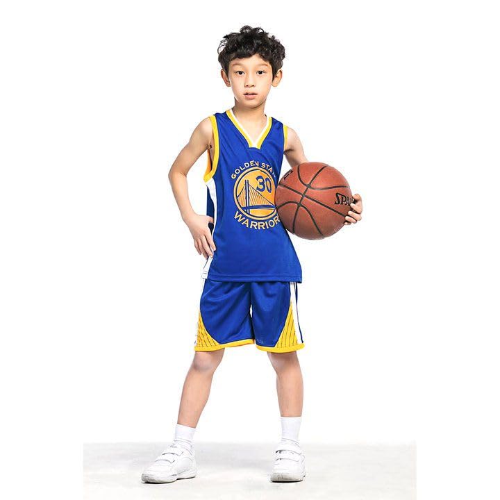 **2-Piece Kids Basketball Jersey Set - Breathable & Quick-Dry Basketball Uniform for Boys & Girls - Perfect for Games, Practice & Outdoor Sports**