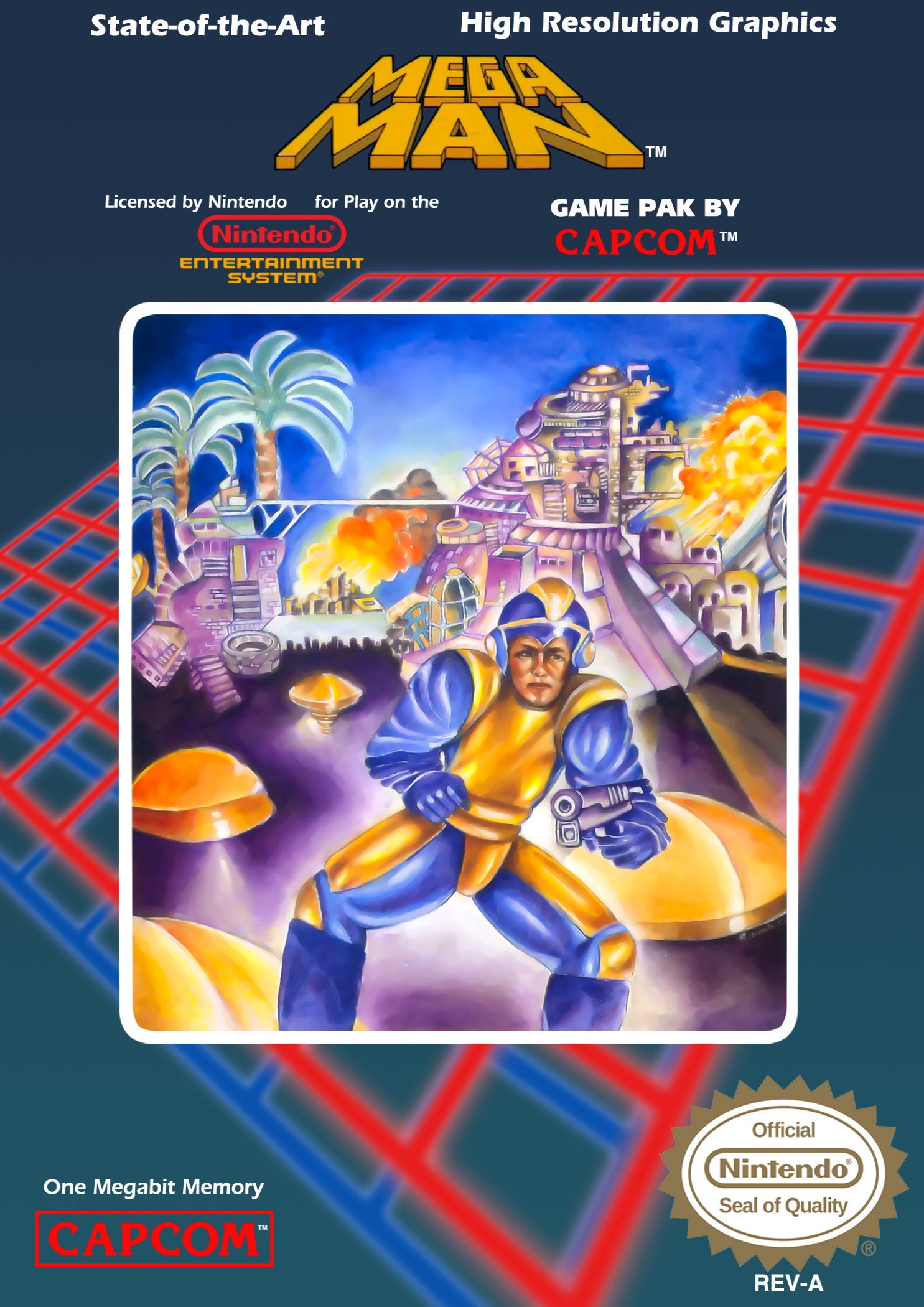 Vintage Mega Man NES Video Games - Classic Retro Nintendo Entertainment System Cartridge for Collectors & Gamers | Perfect for Nostalgic Gaming & Display