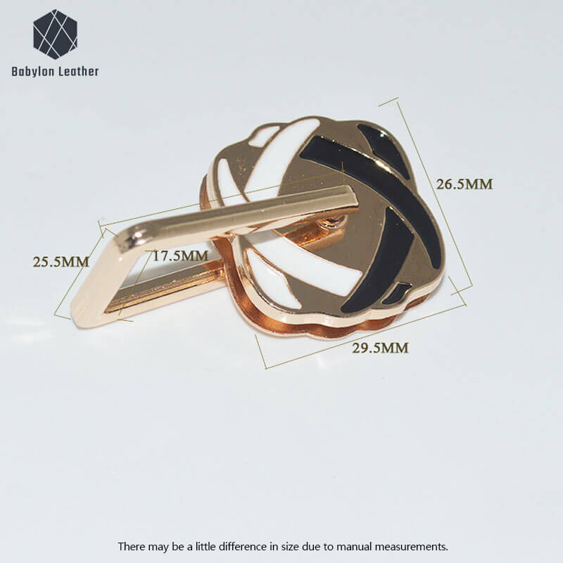 Two Tone Drop Glue Creative Connector Strap Buckle (2 Pack) - Secure Fastening Solution for DIY Crafts, Leather Projects & Bag Repair