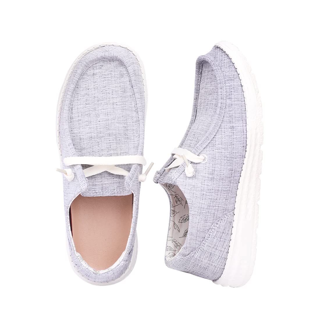 BENEKER Women's Slip-On Loafers - Comfortable Casual Canvas Boat Shoes for Walking, Breathable Low Top Sneakers | Perfect for Work, Travel & Everyday Wear