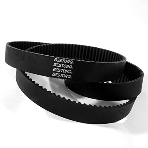BESTORQ 1350-5M-24 5M Timing Belt - 1350mm Length, 24mm Width, 5mm Pitch, 270 Teeth - High-Quality Rubber Belt for CNC Machines, 3D Printers, and Industrial Equipment