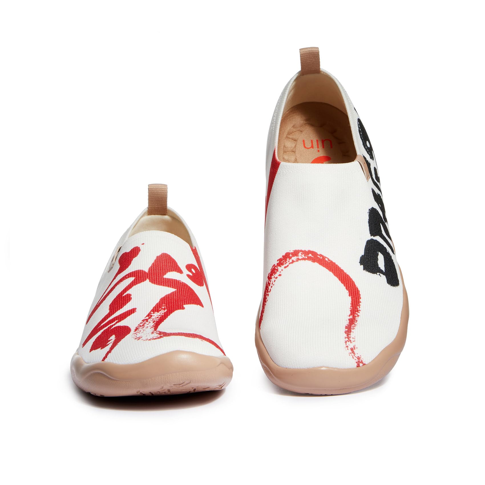 UIN Year of The Dragon Women's Slip-On Loafers - Comfortable Travel Walking Shoes for Casual Wear | 2024 Chinese Lunar New Year Collection | Perfect for Daily Commute, Weekend Outings & Festival Celebrations