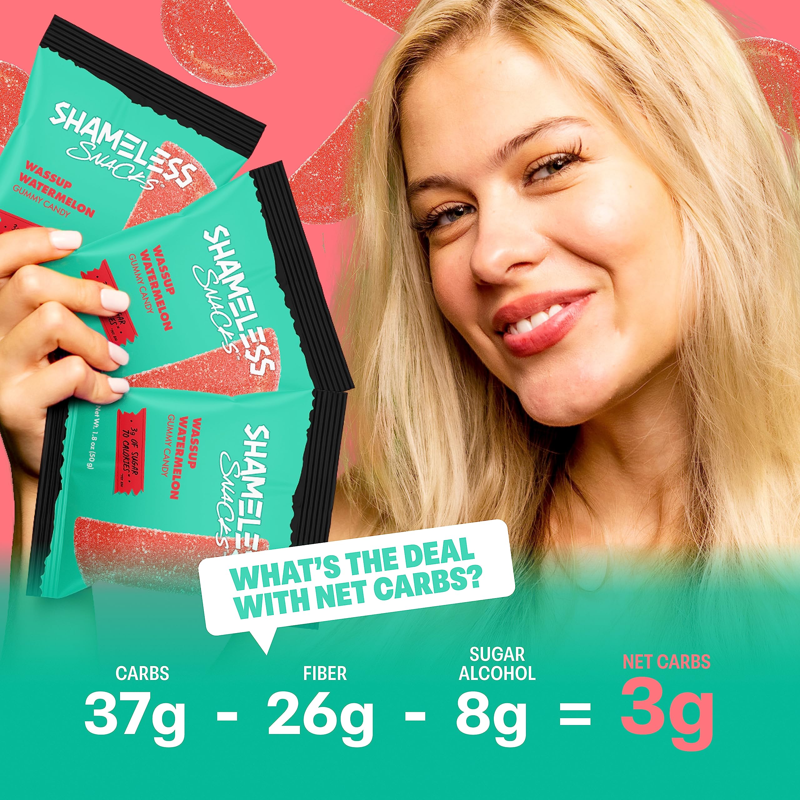 Delicious Watermelon Candy - Sweet & Juicy Flavor | Perfect for Parties, Gifts & Snacking | Shameless Snacks