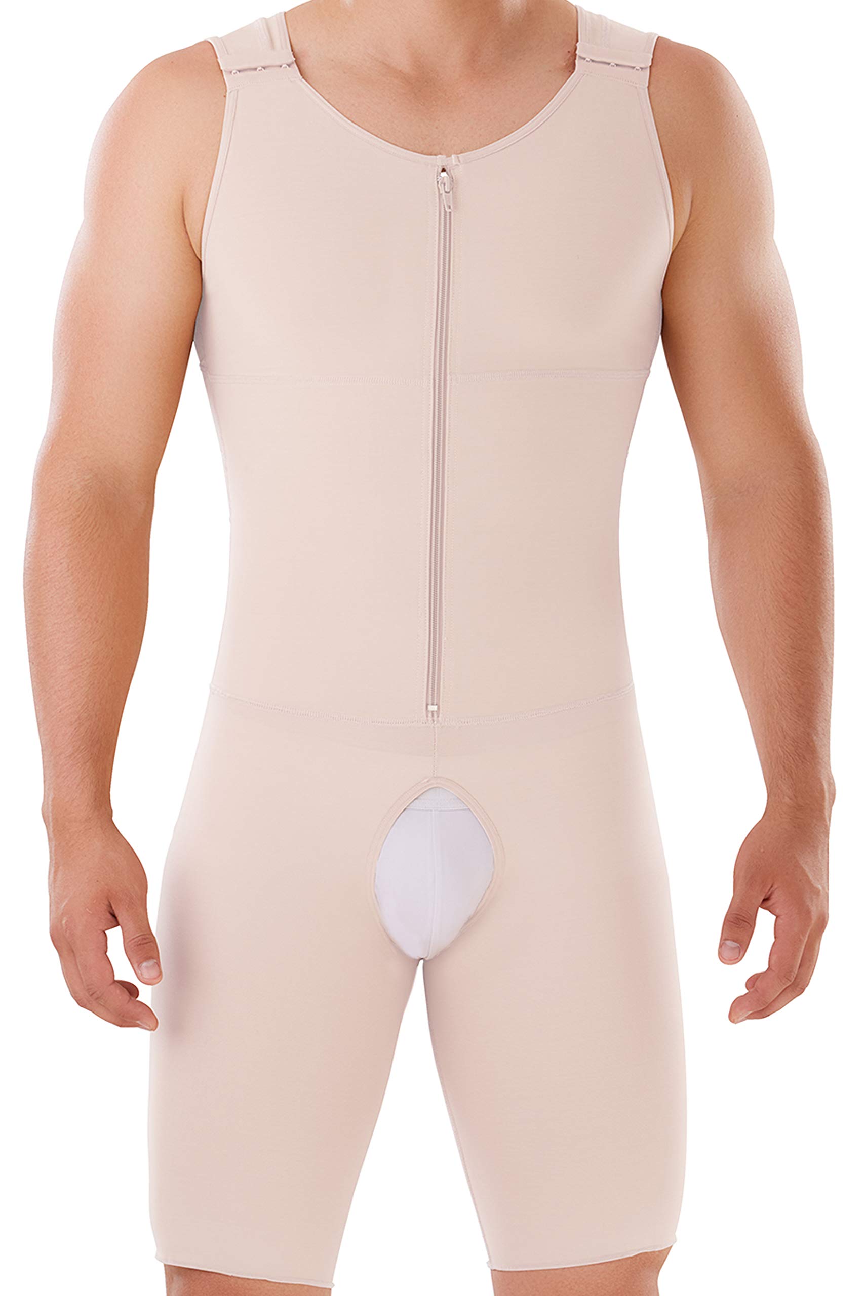 Men's Colombian Fajas High Compression Girdle - Post Surgical Shapewear & Waist Trainer for Men | Ideal for Recovery, Body Shaping & Workout Support