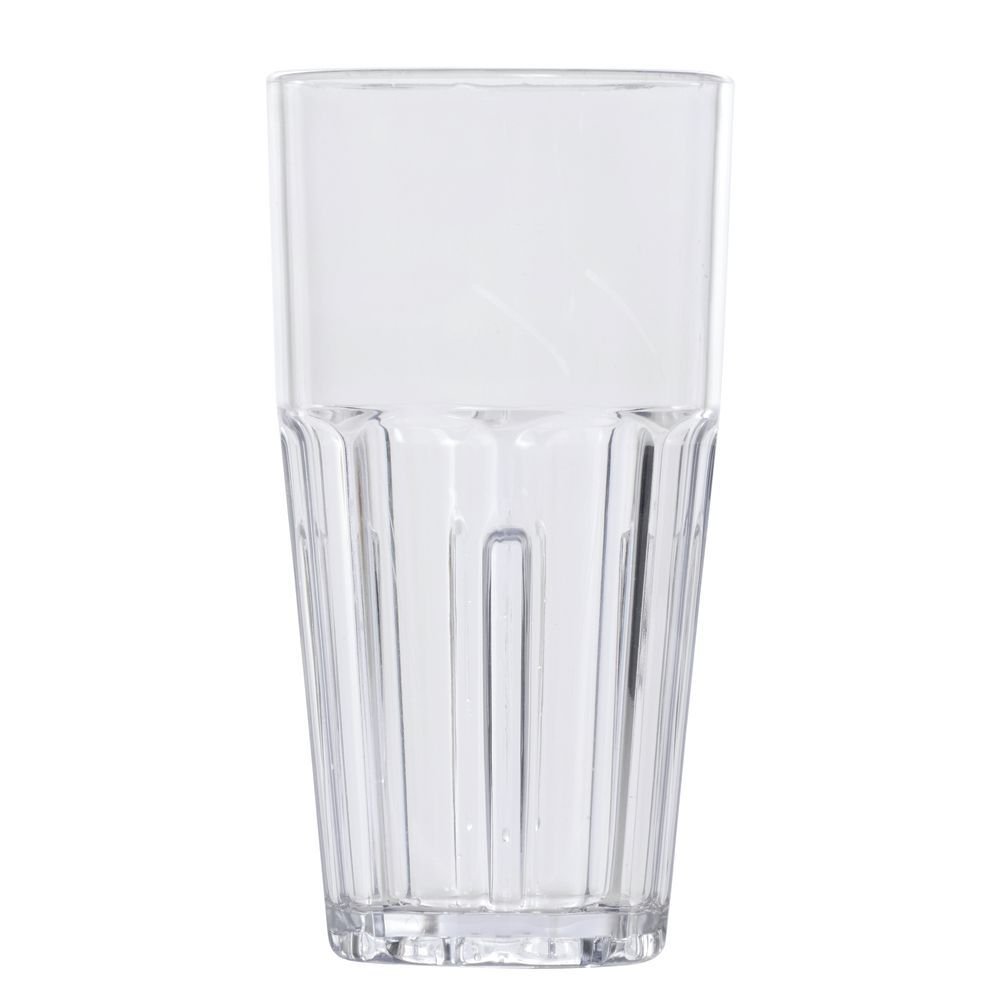 G.E.T. Bahama Clear SAN Plastic 16 Oz Beverage Tumbler - BPA-Free, Shatterproof, Reusable Drink Cup for Iced Coffee, Smoothies & Cold Beverages - Perfect for Home, Office & Outdoor Use