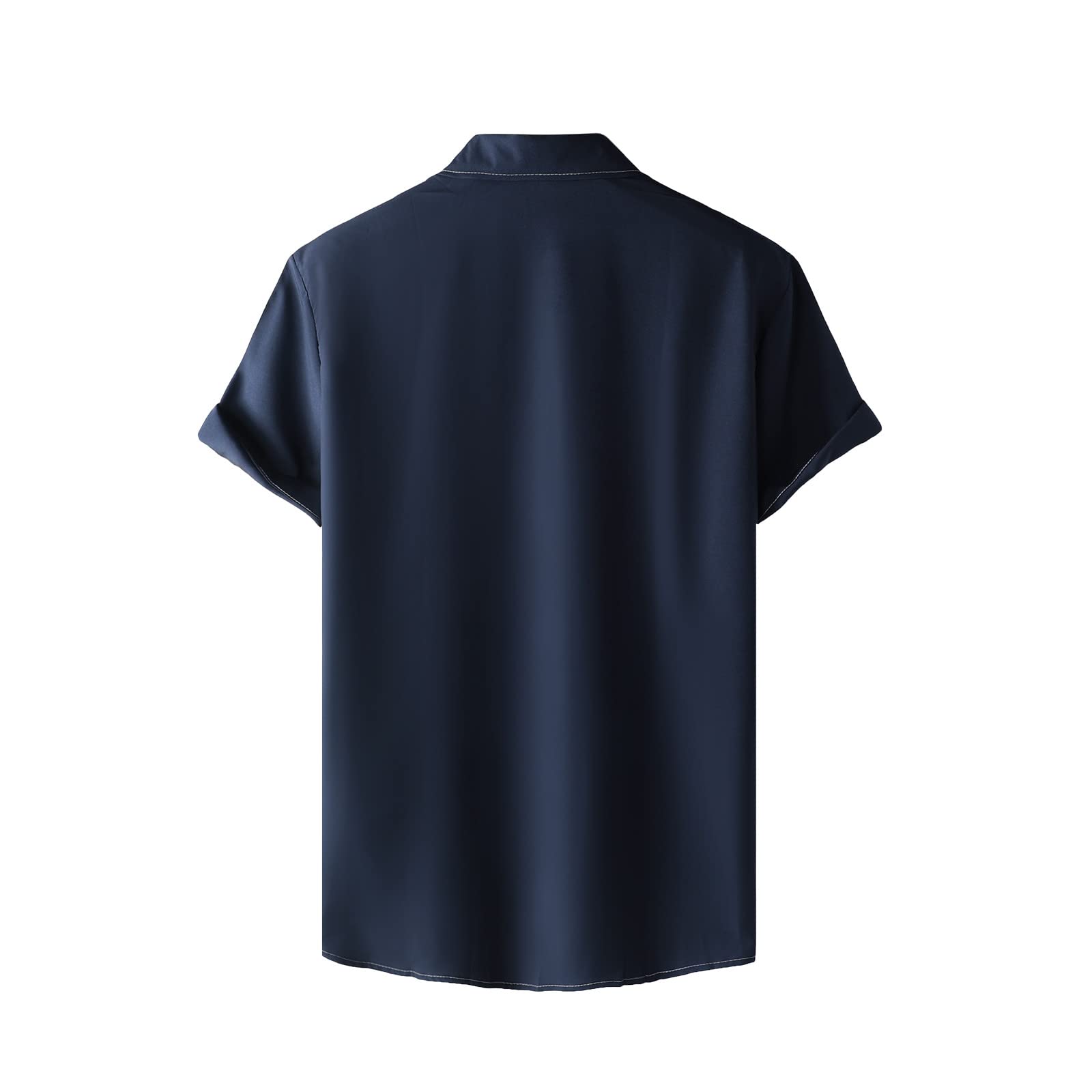 **Men's Casual Short Sleeve T-Shirt - Solid Color Crew Neck Tee for Spring & Summer | Comfortable Cotton Top for Everyday Wear, Gym, and Outdoor Activities**