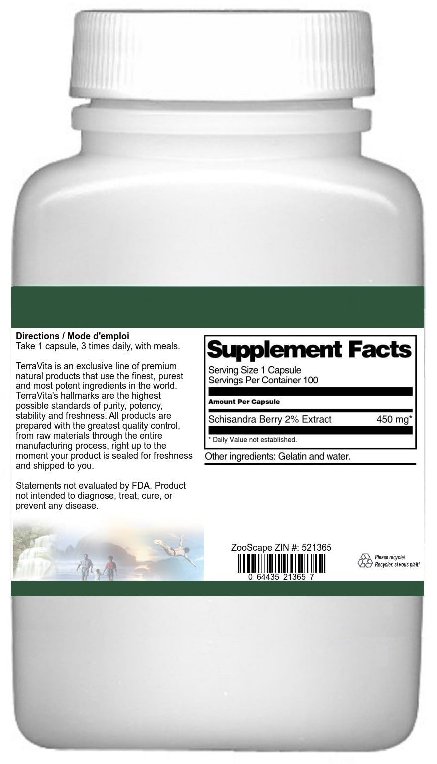 Premium Schisandra Berry Extract 450mg (100 Capsules) - 2% Schisandrins - Natural Adaptogen for Stress Relief & Immune Support - Perfect for Daily Wellness & Energy Boost
