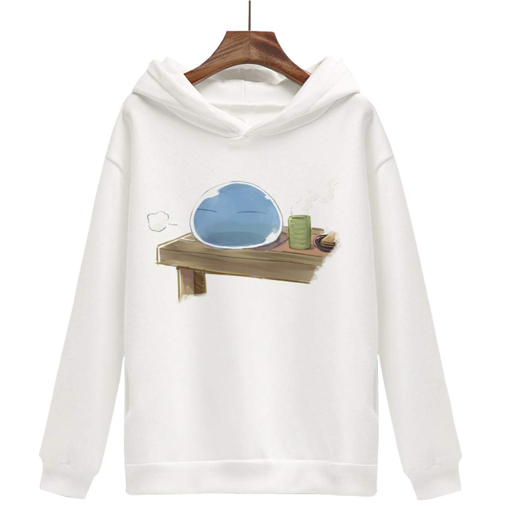 Anime Rimuru Tempest Cosplay Costume - Pullover Hoodie Sweatshirt for Men & Women | Perfect for Halloween, Comic Con & Anime Conventions