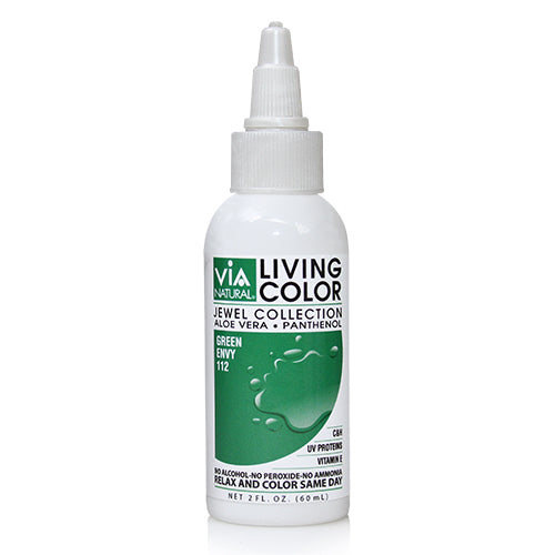 VIA NATURAL LIVING COLORS Jewelry Collection - 2oz Organic Hair Dye for Vibrant, Long-Lasting Color | Perfect for DIY Hair Coloring at Home & Salon Use