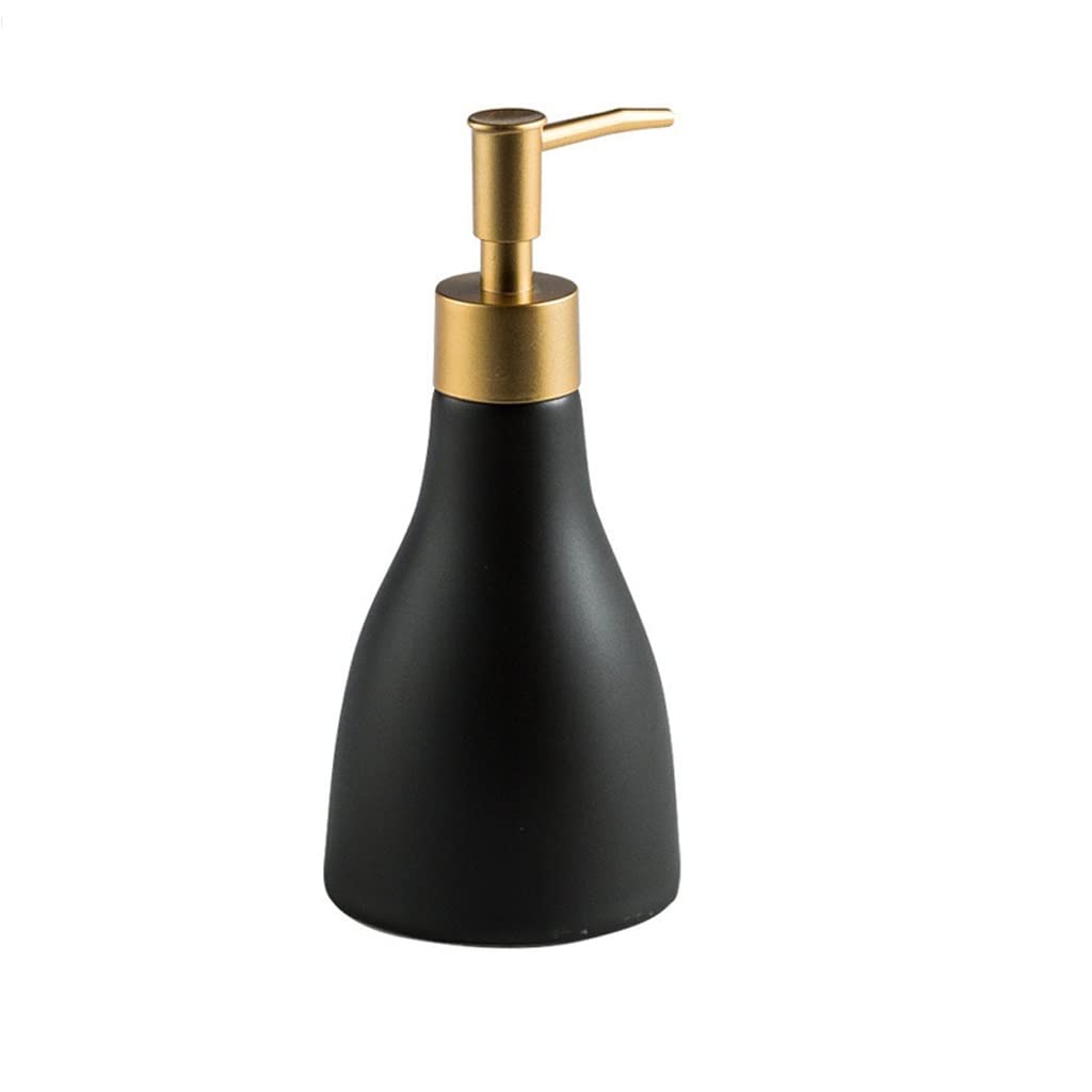 Nordic Style Soap Dispenser - Empty Lotion Pump Bottle for Bathroom, Shower, Kitchen | Hand Soap, Shampoo, Lotion Container with Holder | Modern Home Decor Accessory (Color A) - Perfect for Spa, Hotel, or Household Use
