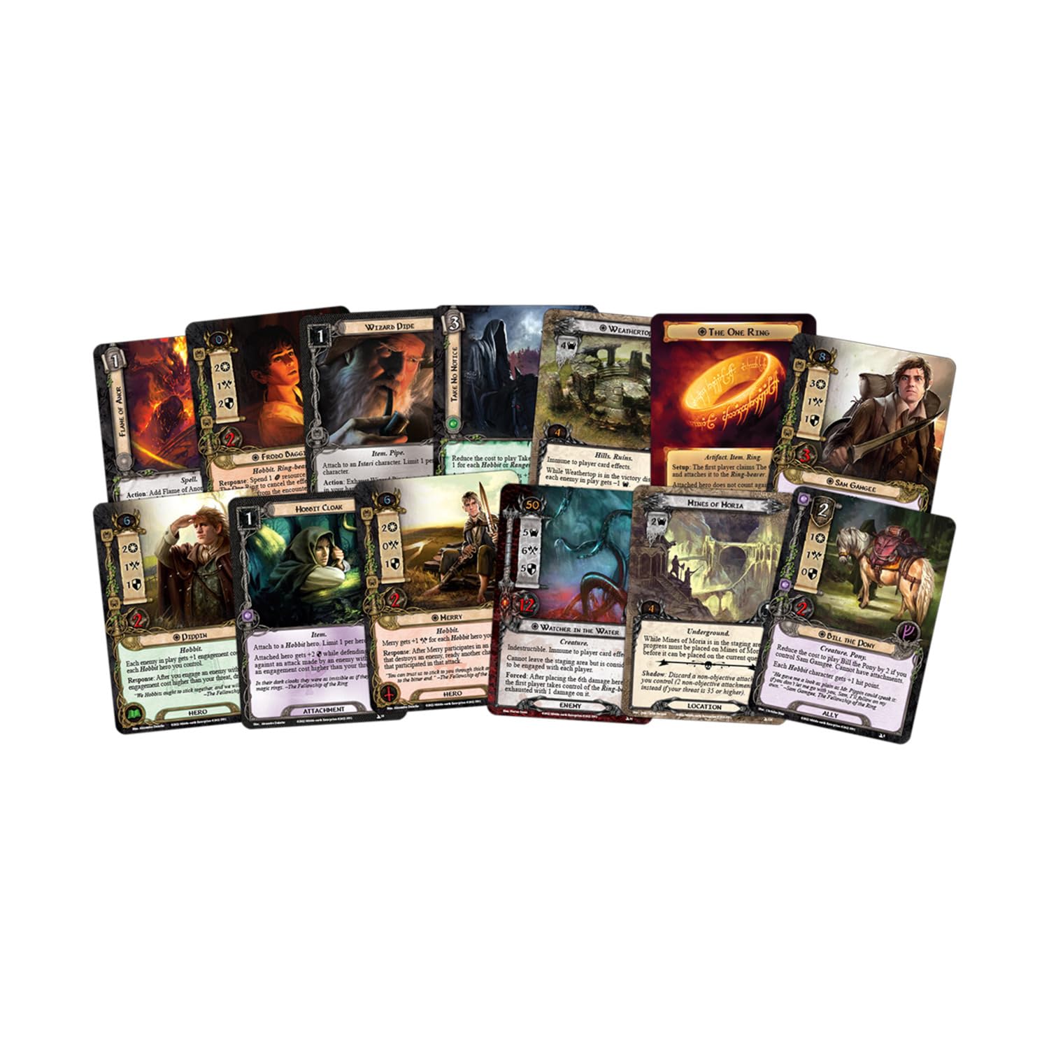 The Lord of the Rings: The Card Game - The Fellowship of the Ring SAGA EXPANSION | Cooperative Adventure Board Game | Strategy Card Game for 1-4 Players Ages 14+ | 30-120 Min Playtime | Fantasy Flight Games | Perfect for Game Nights & Tolkien Fans