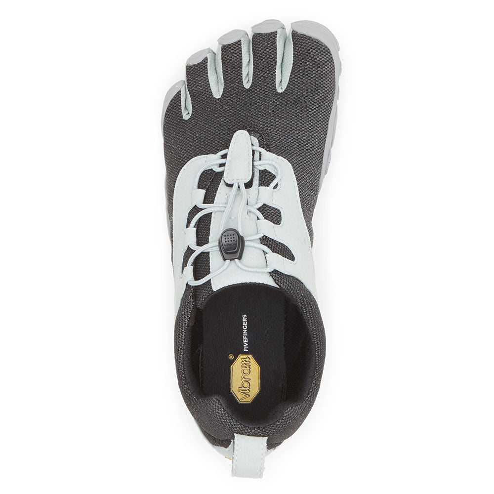 Vibram Women's V Run Retro Running Shoes - Black Grey | Lightweight & Breathable for Trail Running, Jogging & Outdoor Activities