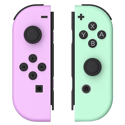 Wireless Nintendo Switch Controller - Replacement Joy Cons for Switch with Dual Vibration, Wake-up Function & Motion Control - Perfect for Gaming, Party Play & Family Entertainment