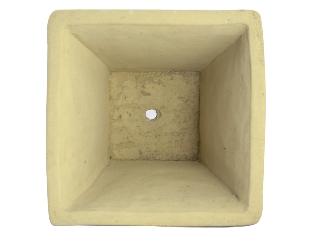 American Made Solid Cast Stone Hanji Symbol Designer Outdoor Planter, 9.5