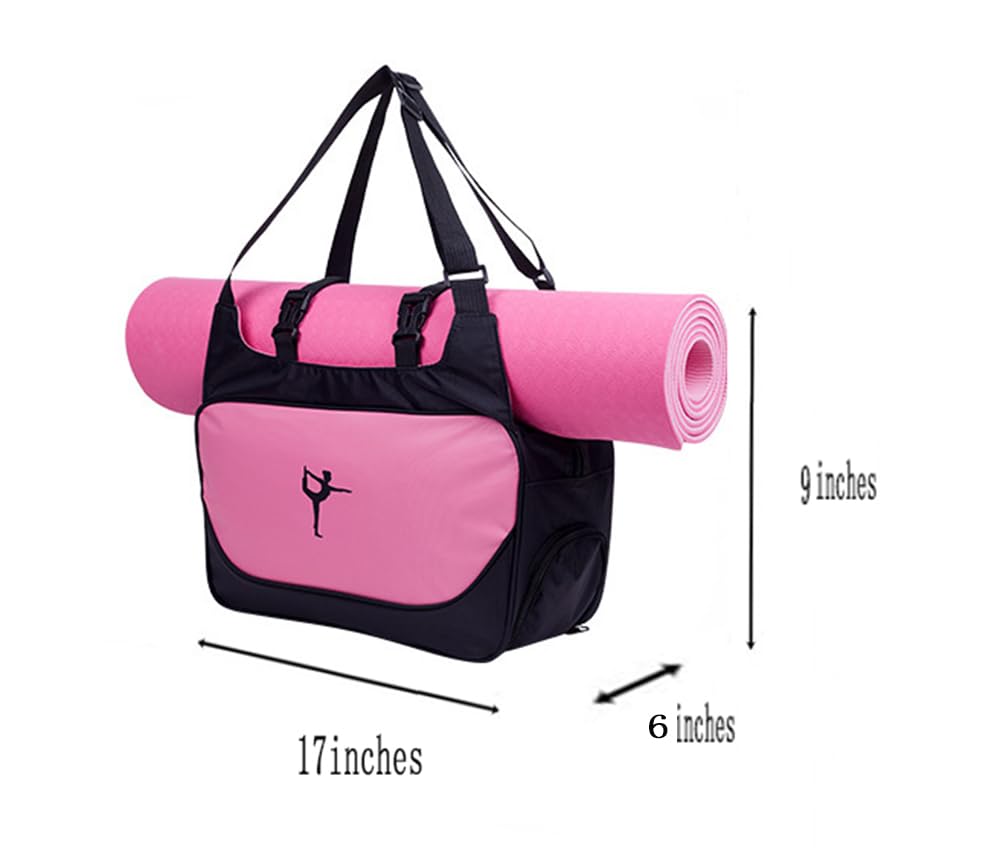 Premium Yoga Mat Bag for Women & Men - Non-Slip Yoga Mat Carrier with Adjustable Shoulder Strap - Perfect for Gym, Travel & Yoga Classes (Mat Not Included)