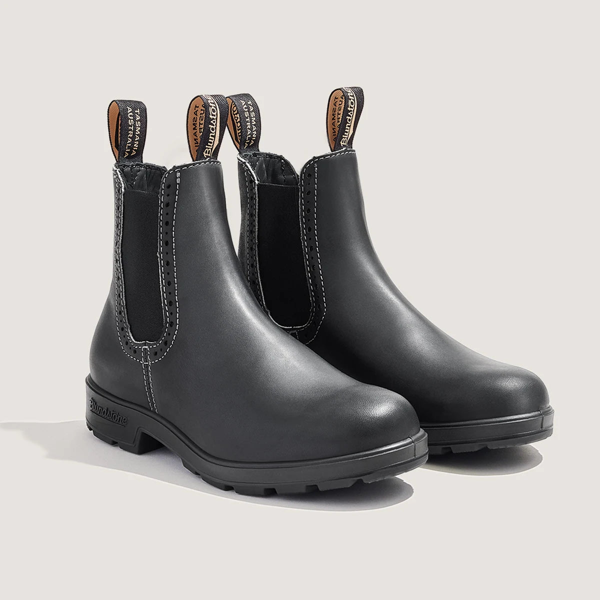 Blundstone Women's Originals 1448 High Top Chelsea Boots - Voltan Black | Comfortable & Stylish Ankle Boots for Walking, Work & Everyday Wear