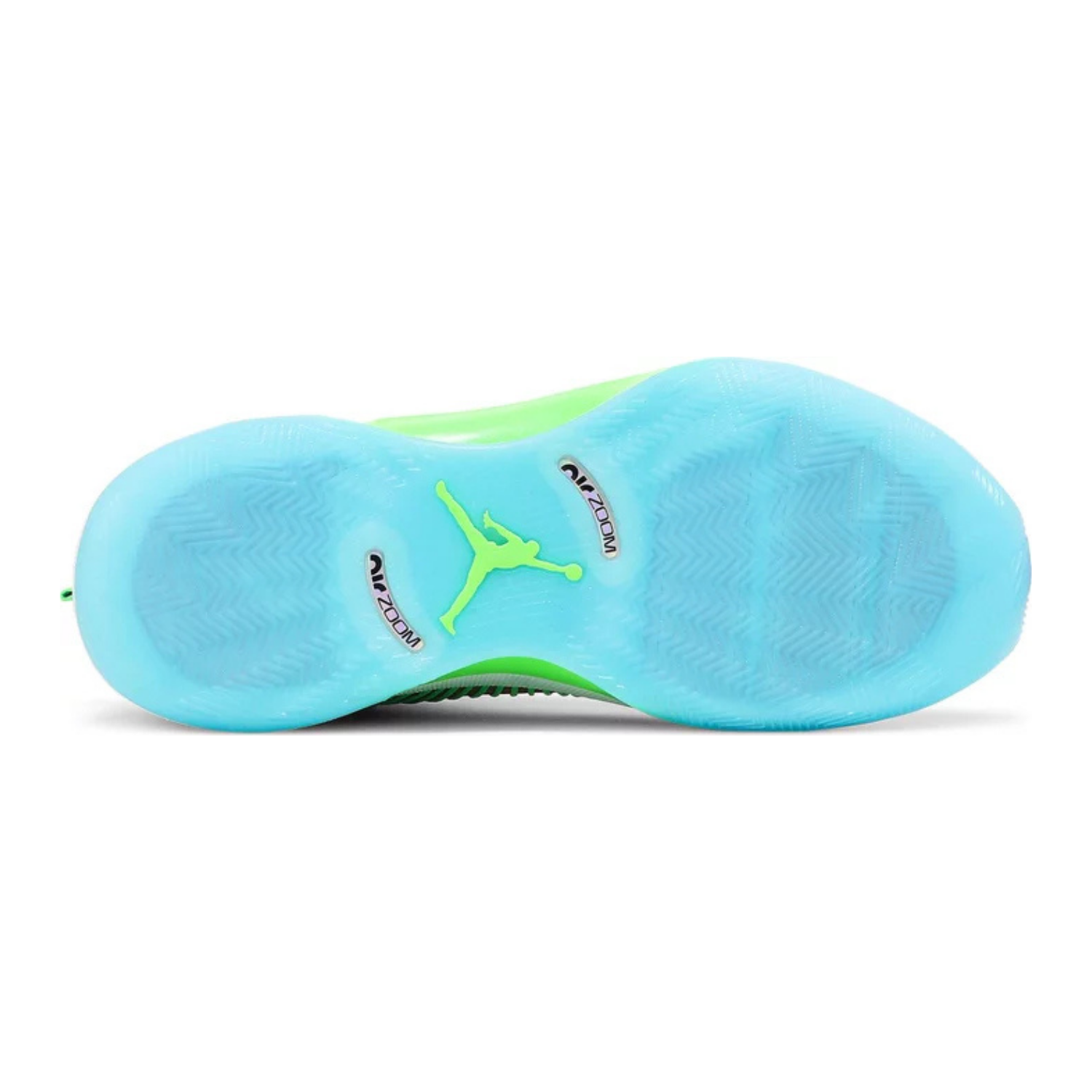 Jordan XXXV Jayson Tatum Women in Power PE Basketball Shoes - Light Blue, Lime & Red Colorway - Perfect for Court Performance & Streetwear Fashion