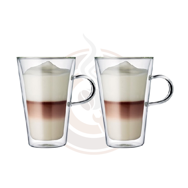 Bodum Canteen 2-Piece Double Wall Insulated Glass Set - Perfect for Hot & Cold Drinks, Coffee, Tea, and Outdoor Adventures