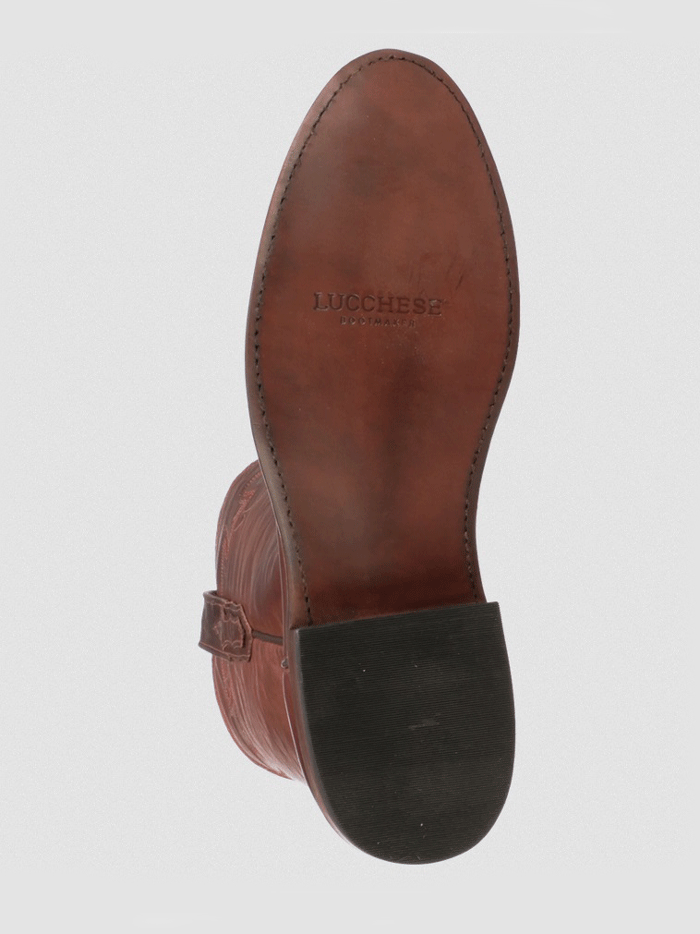Lucchese CL6503.C2 Men's Sunset Roper Tan Ranch Hand Boots - Western Cowboy Boots for Men, Comfortable Roper Style for Riding, Work & Casual Wear