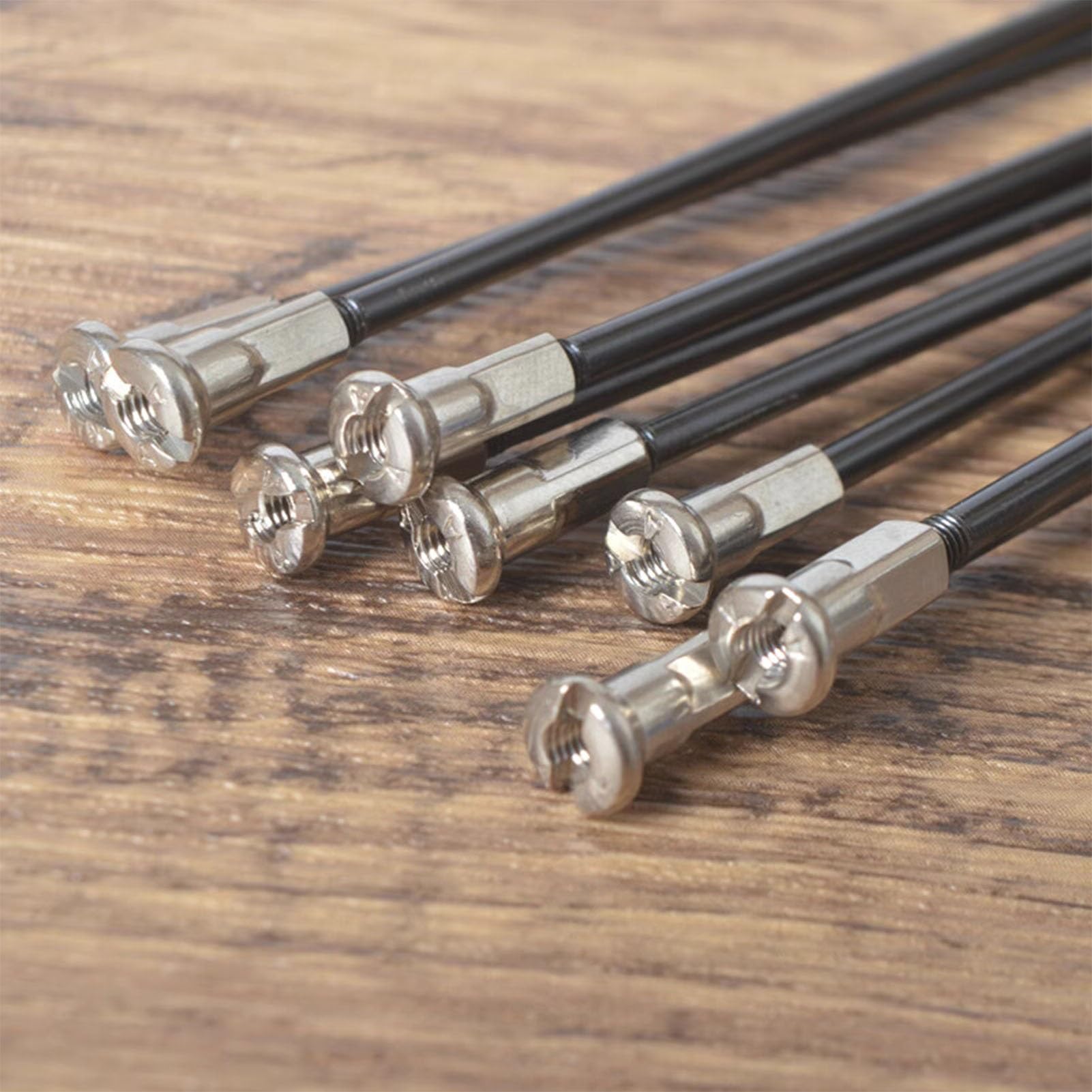12G High-Strength Carbon Steel Bicycle Spokes - 76-280mm (12PCS, 171mm) with Nipples for E-Bike, Tricycle & Standard Bicycles | Durable Black Spokes for Wheel Repair & Replacement | Perfect for Commuting, Mountain Biking & Cargo Bikes