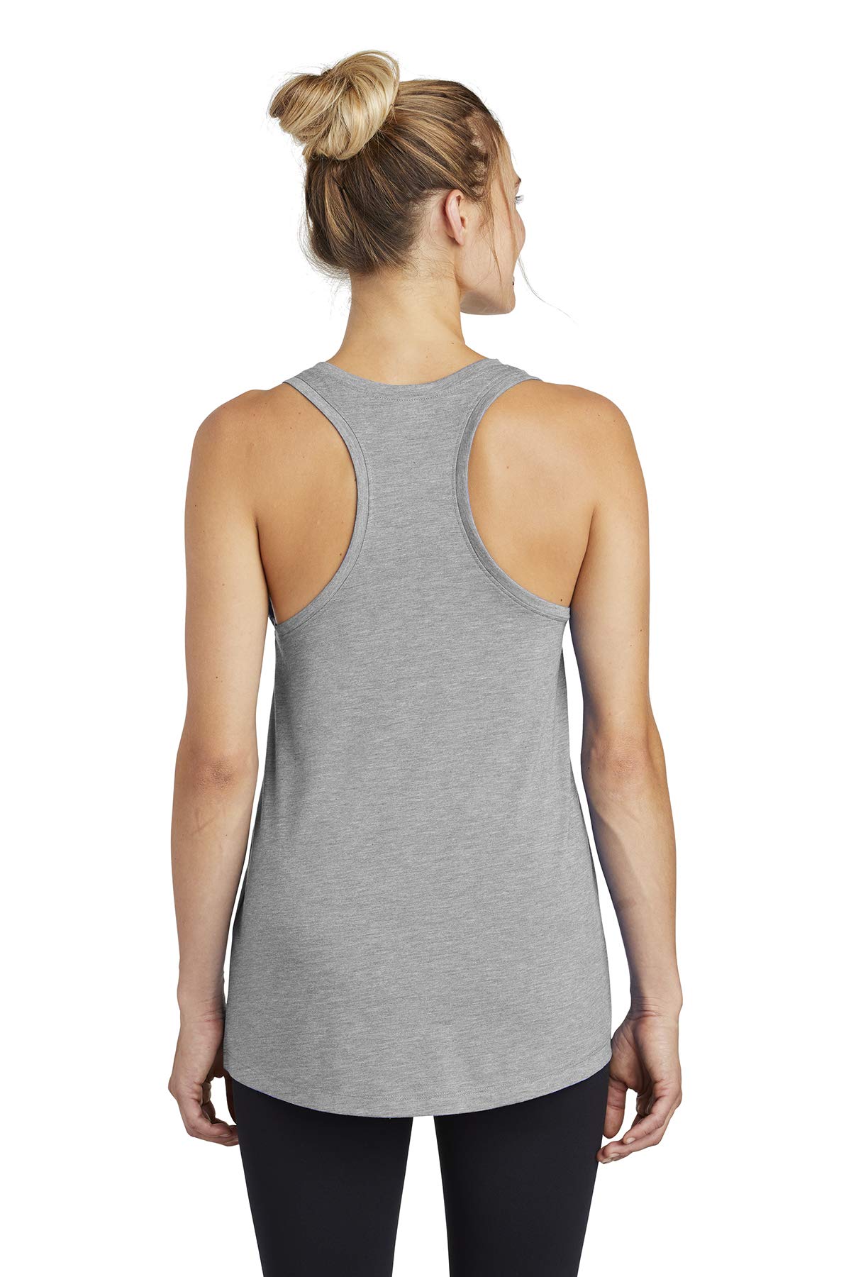 SPORT-TEK Women's PosiCharge TRI-Blend Moisture-Wicking Tank Top F20 - Breathable Workout Shirt for Running, Yoga & Gym Training