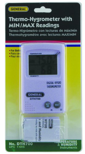 Digital Thermometer Hygrometer DTH700 - for Home & Office Use