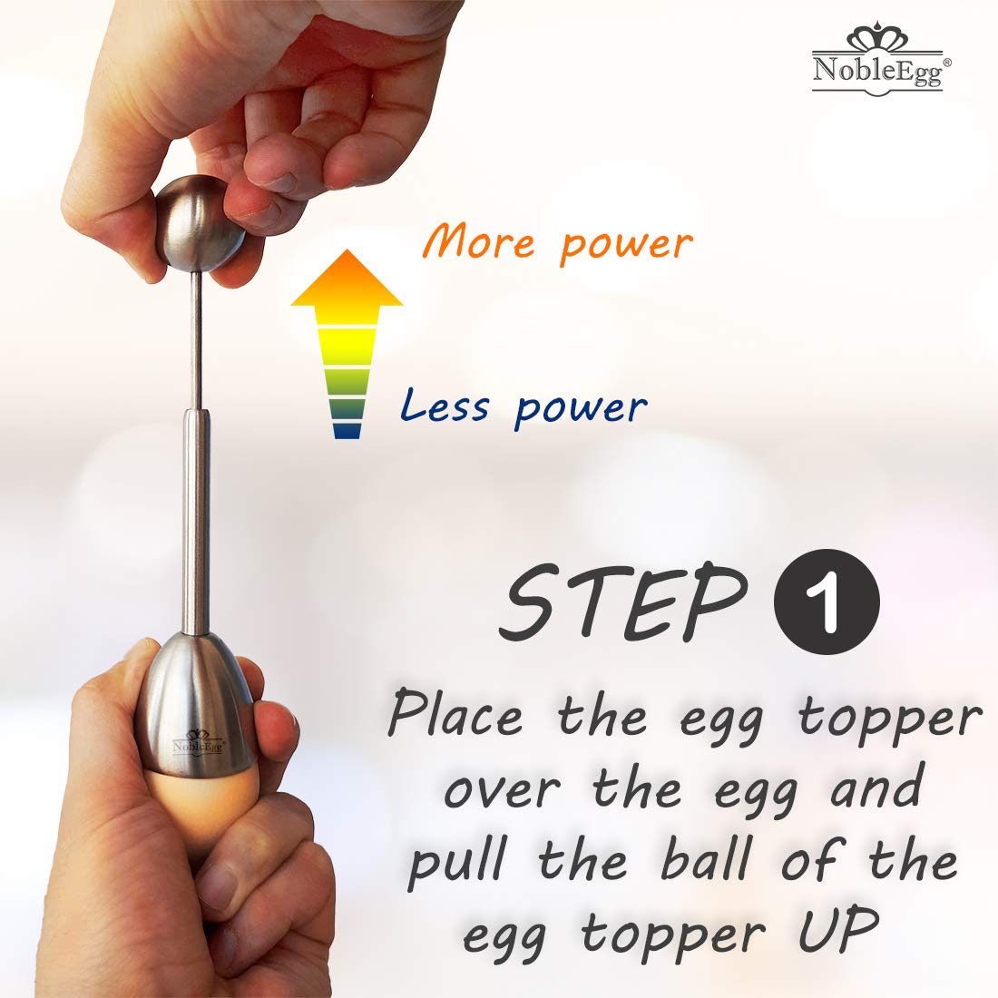 Premium Egg Topper Opener Cracker Tool - Effortlessly Cut & Remove Soft-Boiled Egg Tops | Perfect for Breakfast, Brunch, and Egg Decorating | Kitchen Essential for Egg Lovers