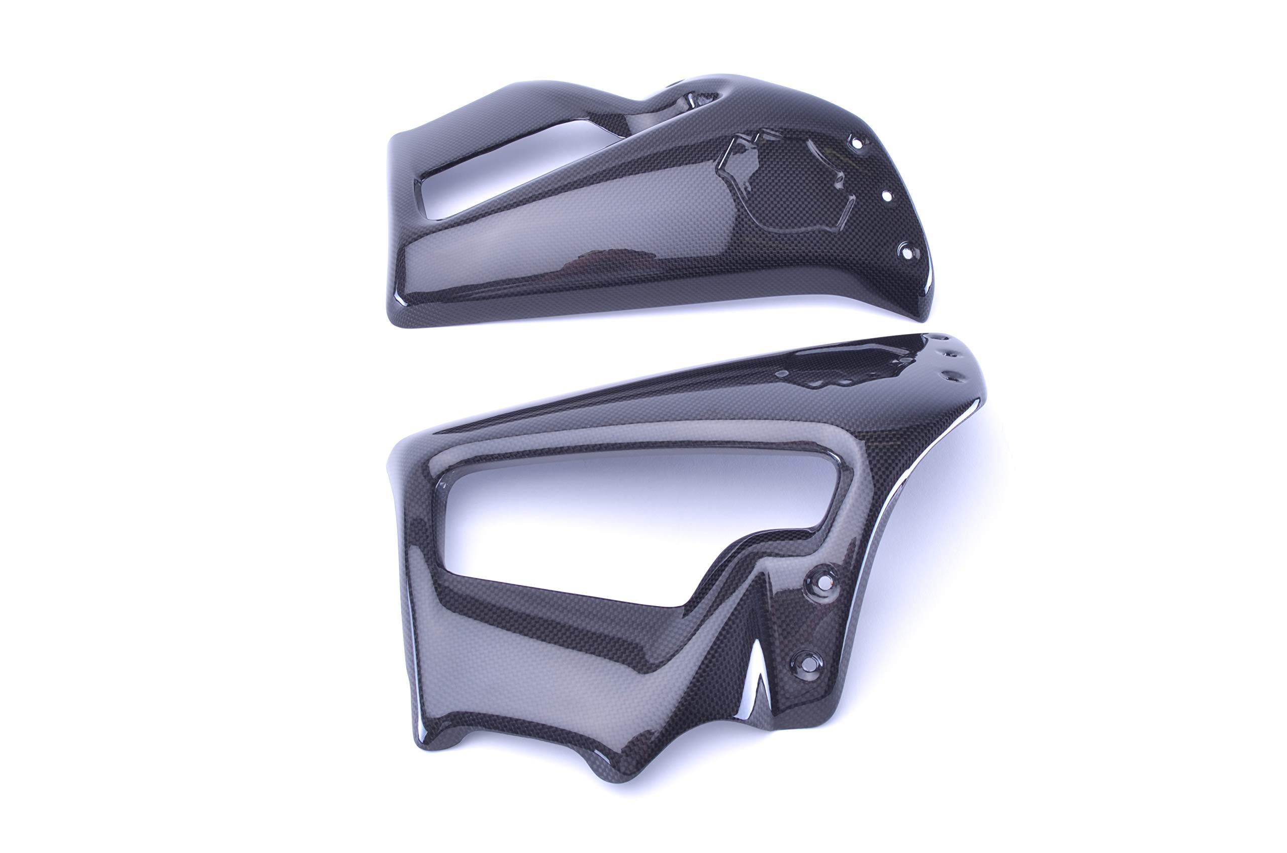 Bestem CBHD-VRSCF-SFR Black Carbon Fiber Side Fairings for Harley Davidson VRSCF V-Rod Muscle - Upgrade Motorcycle Aesthetics & Protection for Cruiser Rides