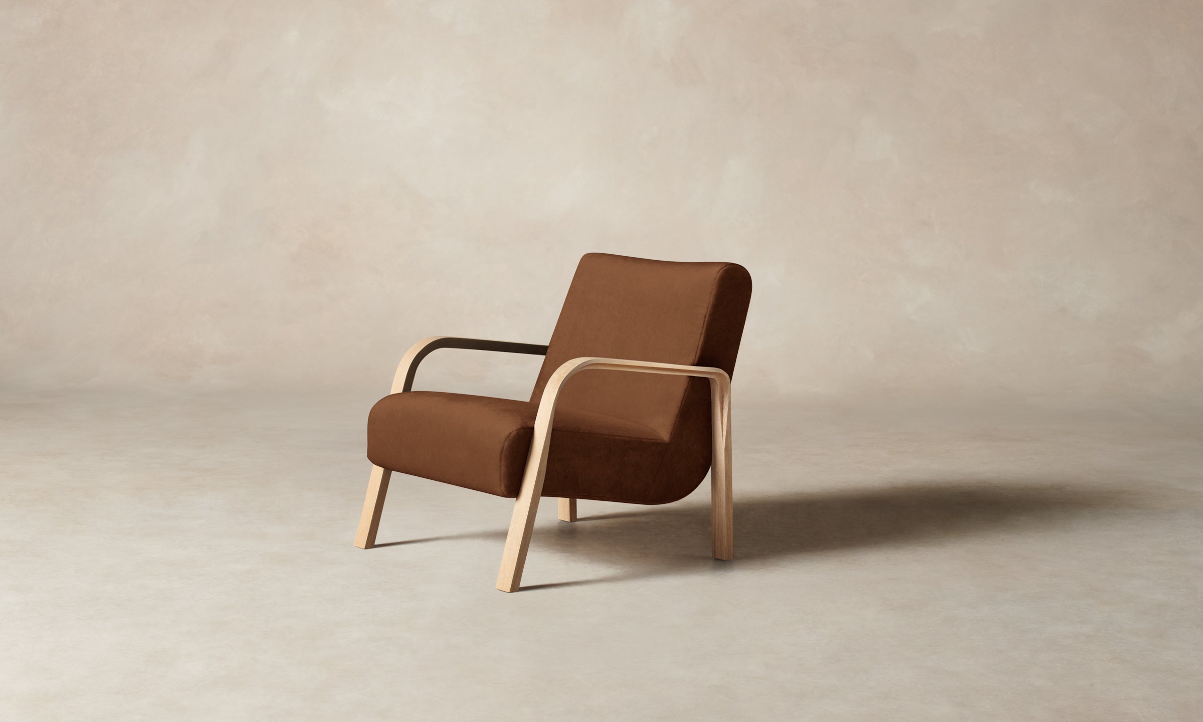 Felix Chair - Premium Performance Velvet Upholstery in Cider Color - Perfect for Living Room, Bedroom, or Office Seating