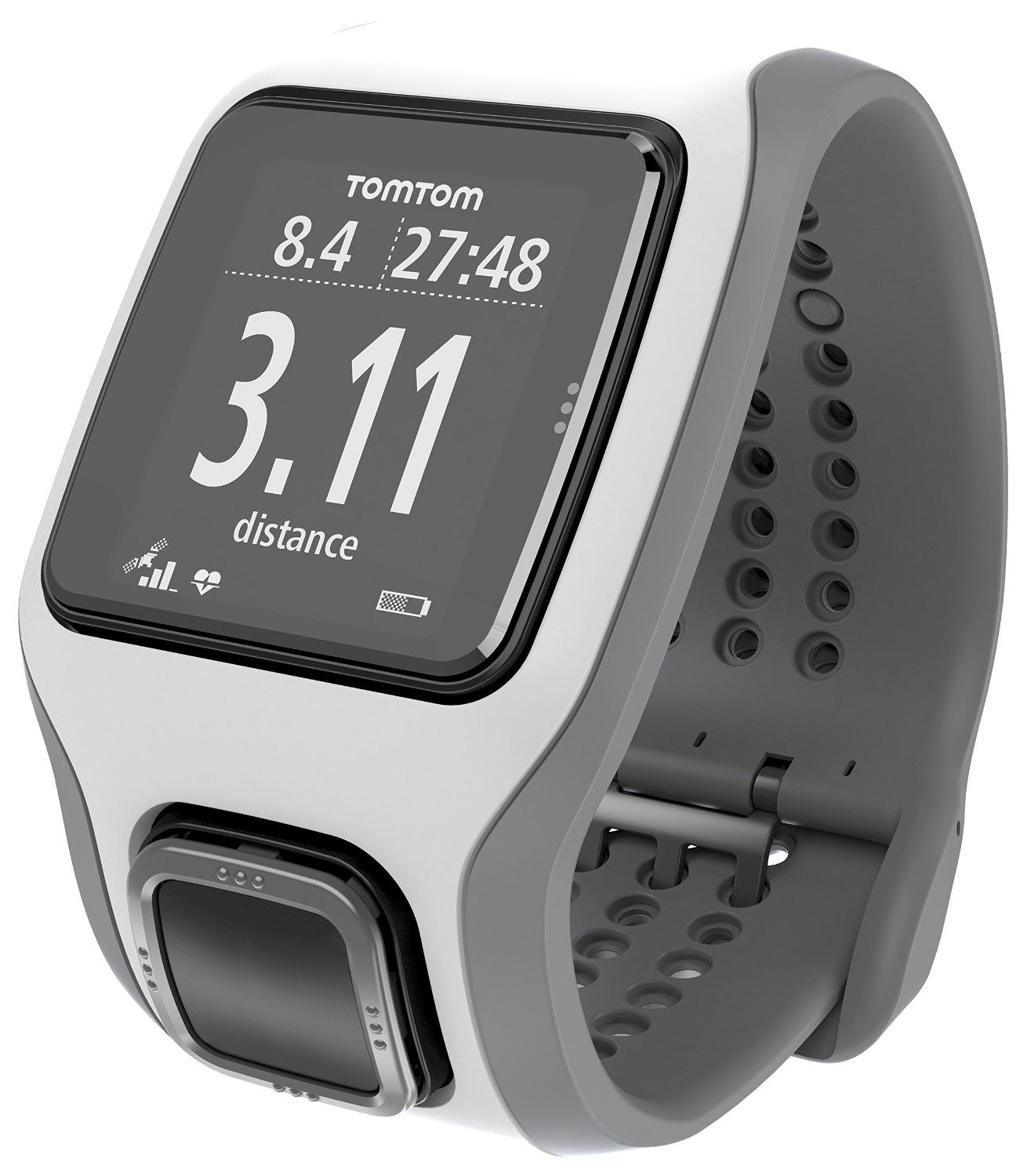 TomTom Runner Cardio GPS Sports Watch - Heart Rate Monitor, Distance Tracking & Waterproof Design for Running, Cycling & Outdoor Fitness Activities