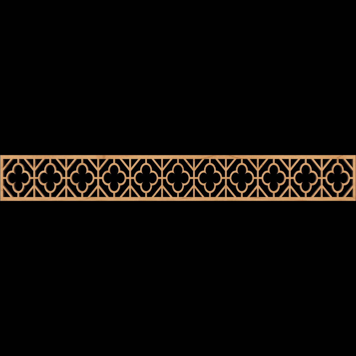 Hazelton Fretwork Moulding - Decorative Wood Trim for Home & Furniture | Perfect for DIY Projects, Wall Accents, and Cabinet Design