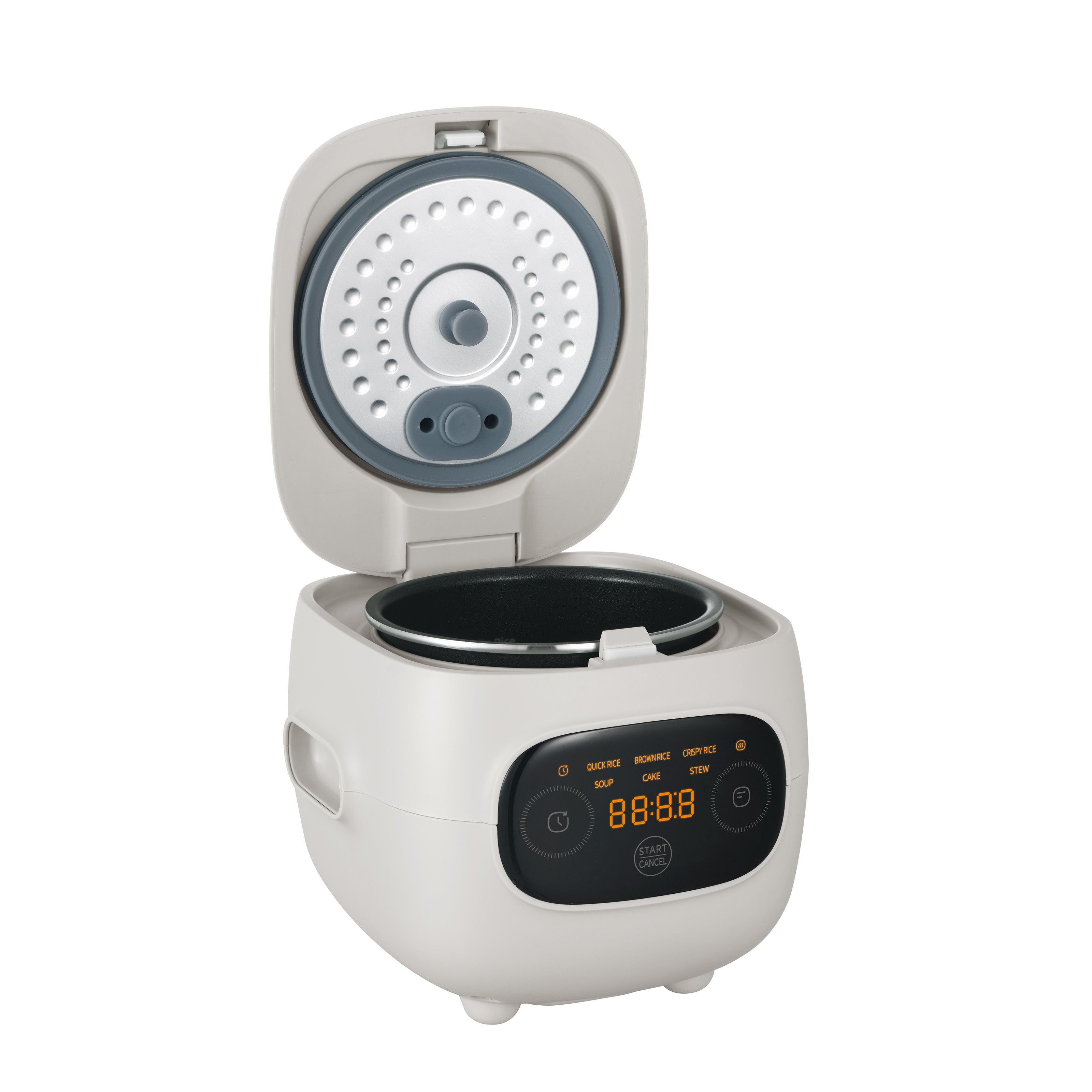 COMFEE CRM 12PG10A0 0.36L Mini Rice Cooker - Perfect for Dorm Rooms, Small Kitchens & Travel | Compact Electric Rice Steamer for 1-2 People