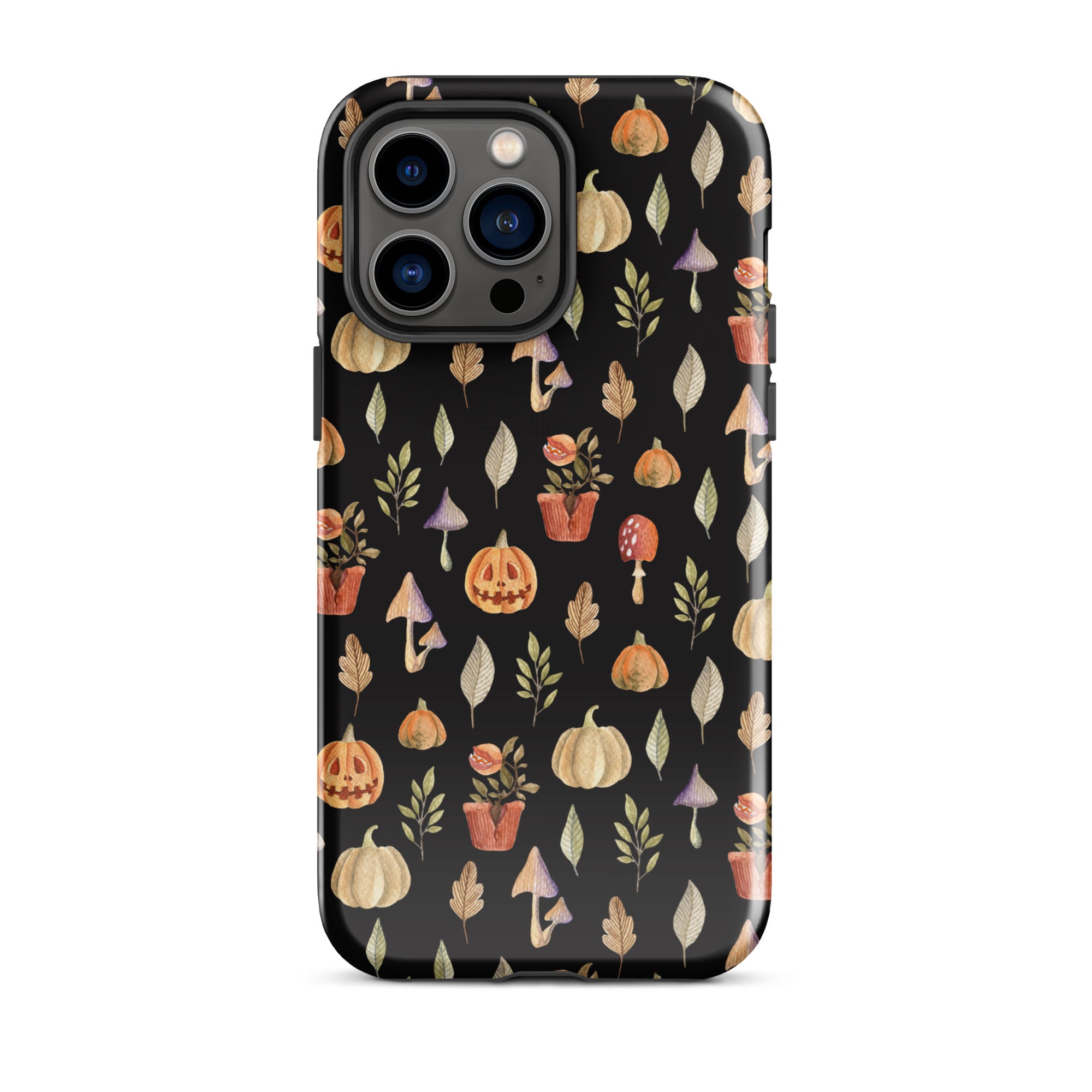 Spooky Halloween Premium iPhone Case - Durable Protective Cover for iPhone 13/14/15 Pro Max - Perfect for Fall Festivals, Trick or Treating & Seasonal Celebrations