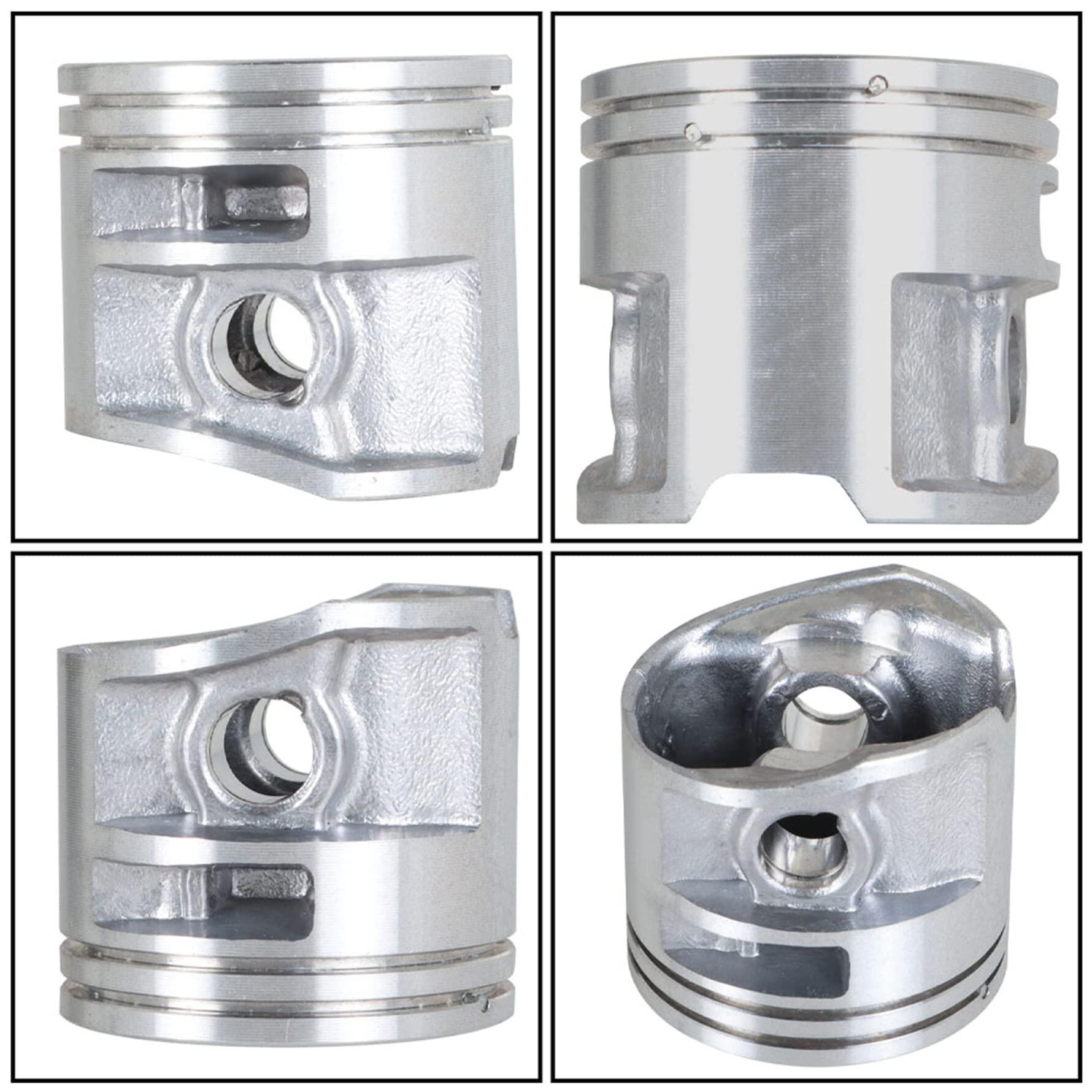 Munirater 44.7MM Cylinder Piston Kit Replacement for Chainsaw 11410201200 with Oil Seal, Needle Bearing & Spark Plug - Compatible with Stihl, Husqvarna & Other Major Brands - Perfect for Chainsaw Repair & Maintenance