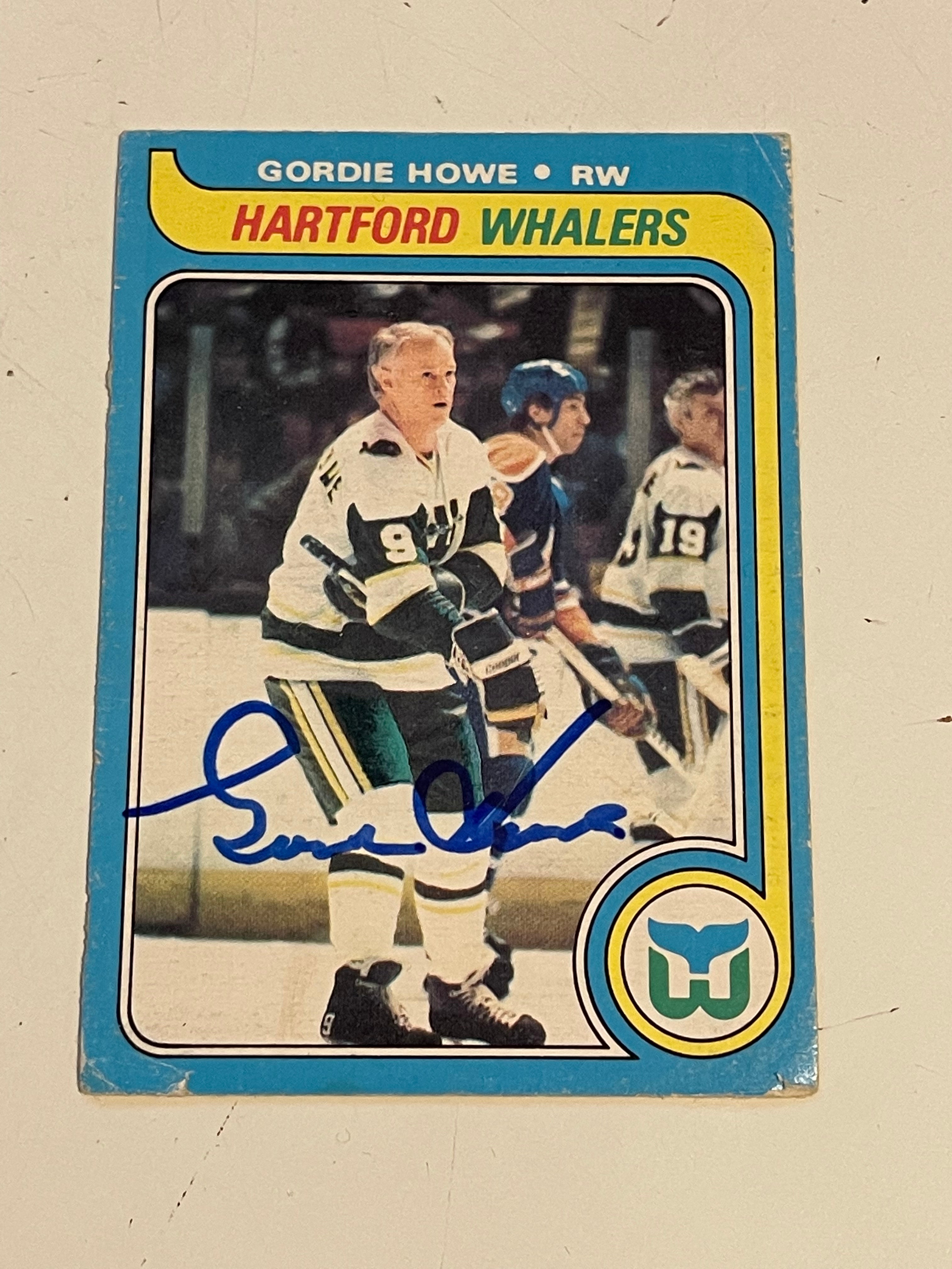 Gordie Howe Autographed NHL Hockey Card with COA - 1979 OPC Legendary Memorabilia for Collectors & Hockey Fans - Perfect for Display, Gifts & Sports Memorabilia Collections