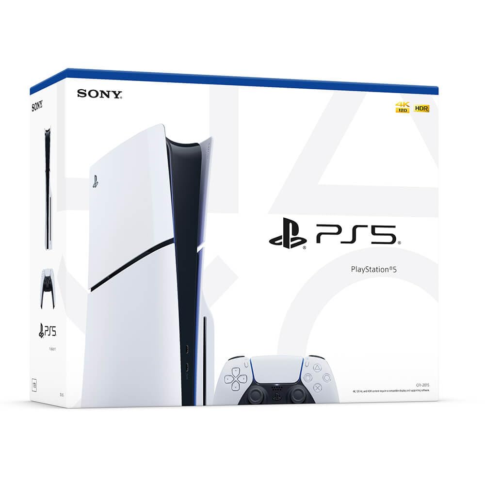 PlayStation 5 Slim Console - Next-Gen Gaming System with Ultra HD, 4K Graphics & Fast Loading | Perfect for Home Entertainment & Competitive Gaming
